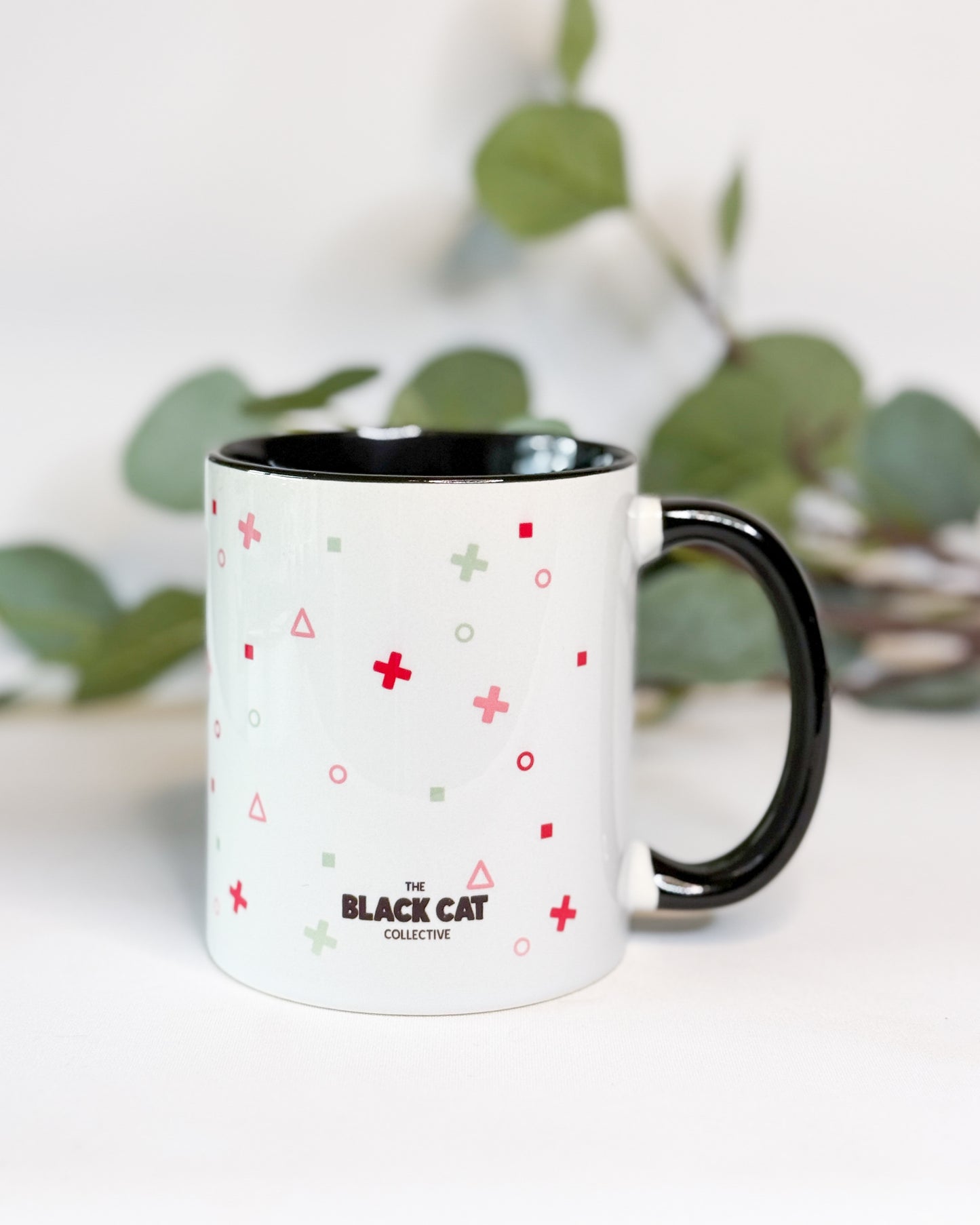 GAME OVER BLACK CAT MUG