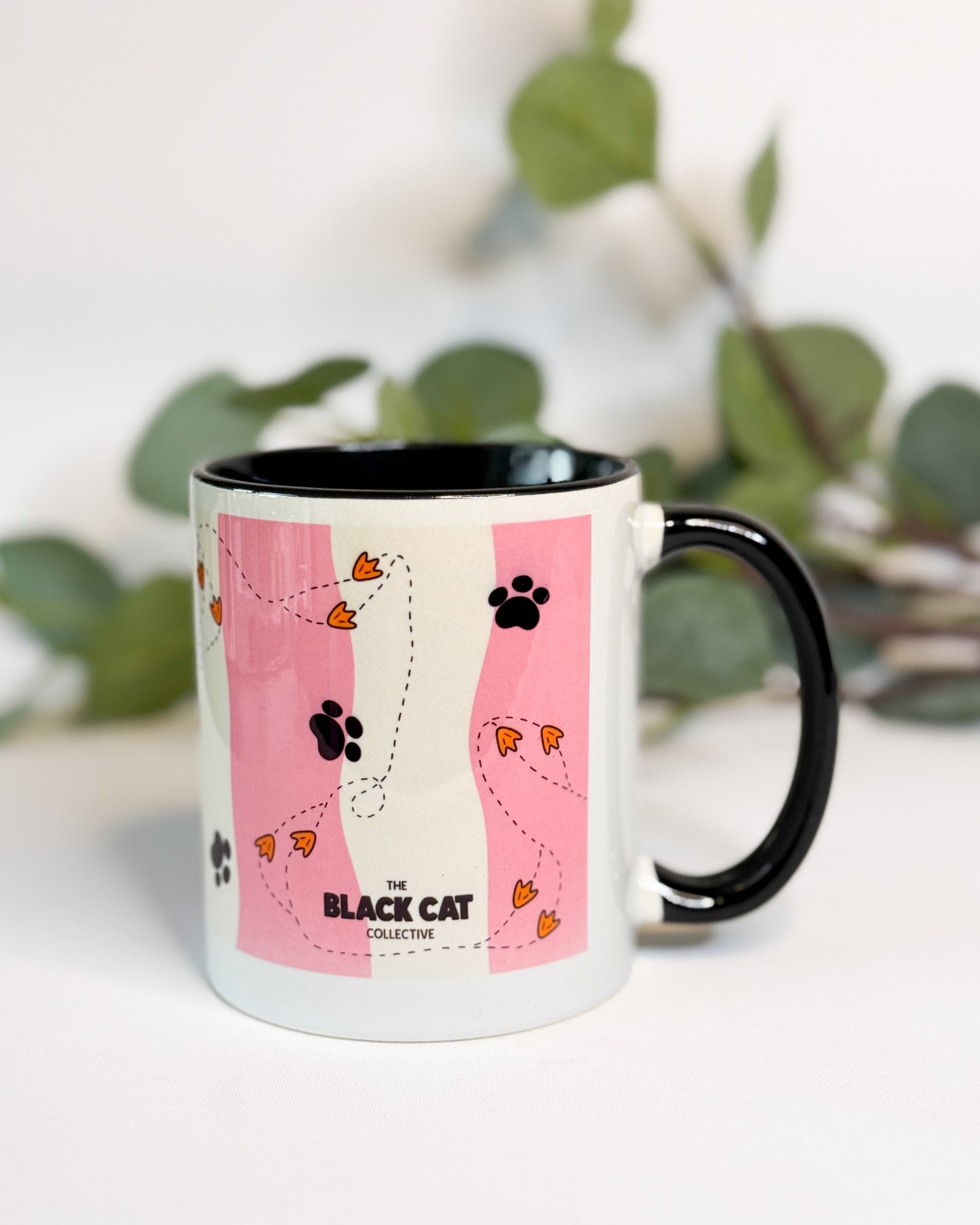 AY-UP DUCK BLACK CAT MUG