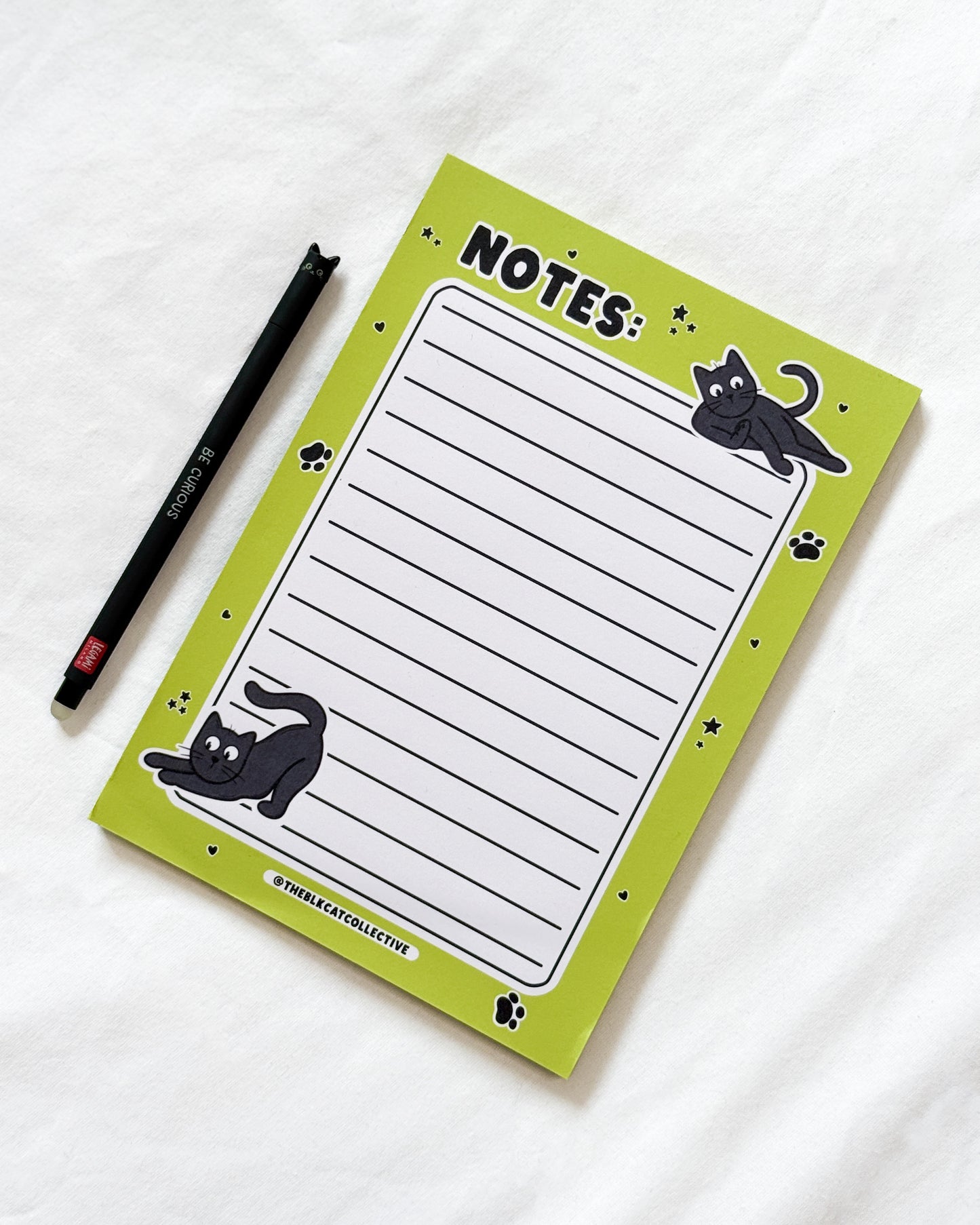 BLACK CAT A5 NOTEPAD TO DO LIST