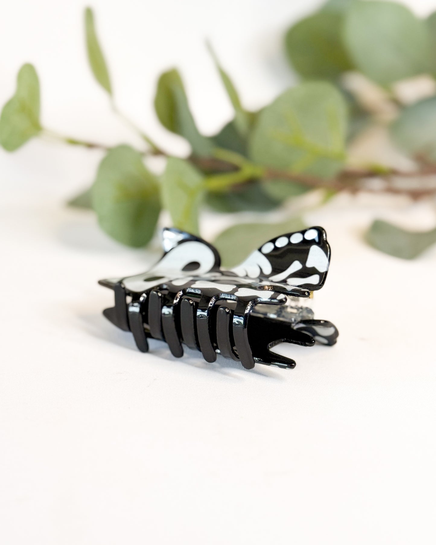BLACK CAT HALLOWEEN HAIR CLIP
