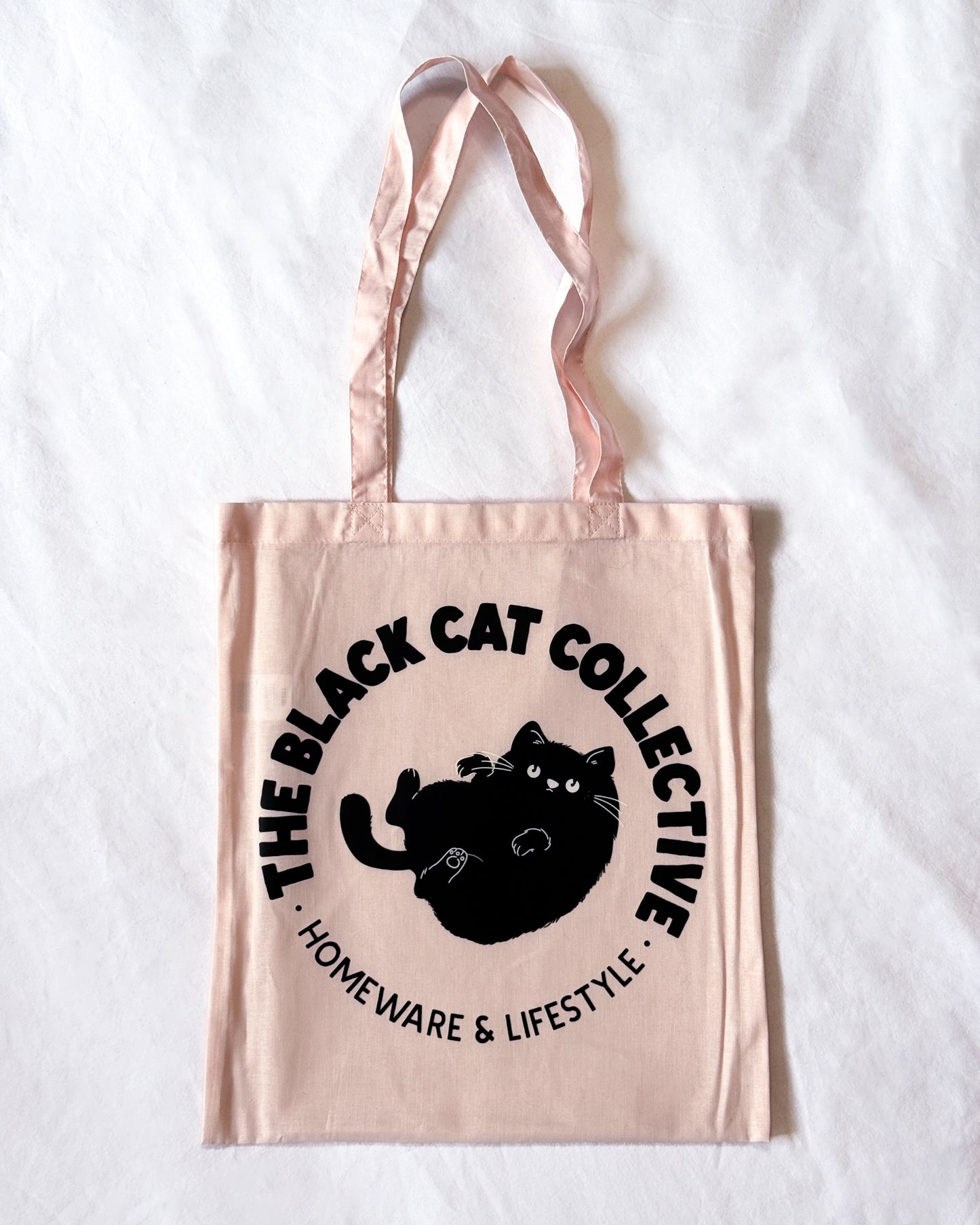 THE BLACK CAT COLLECTIVE LOGO TOTE BAG