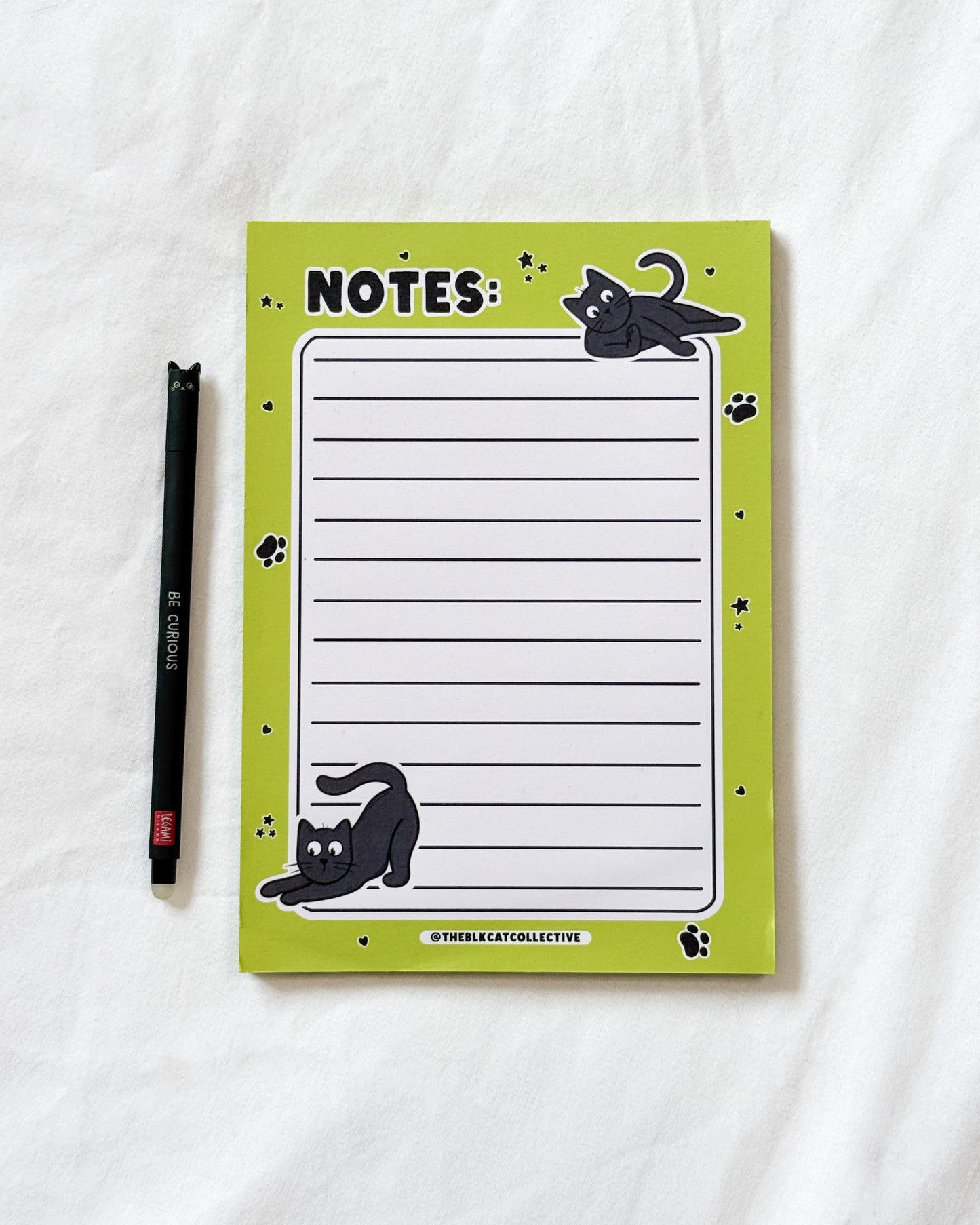 BLACK CAT A5 NOTEPAD TO DO LIST