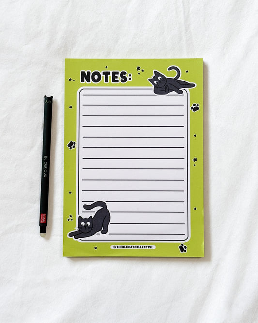 BLACK CAT A5 NOTEPAD TO DO LIST