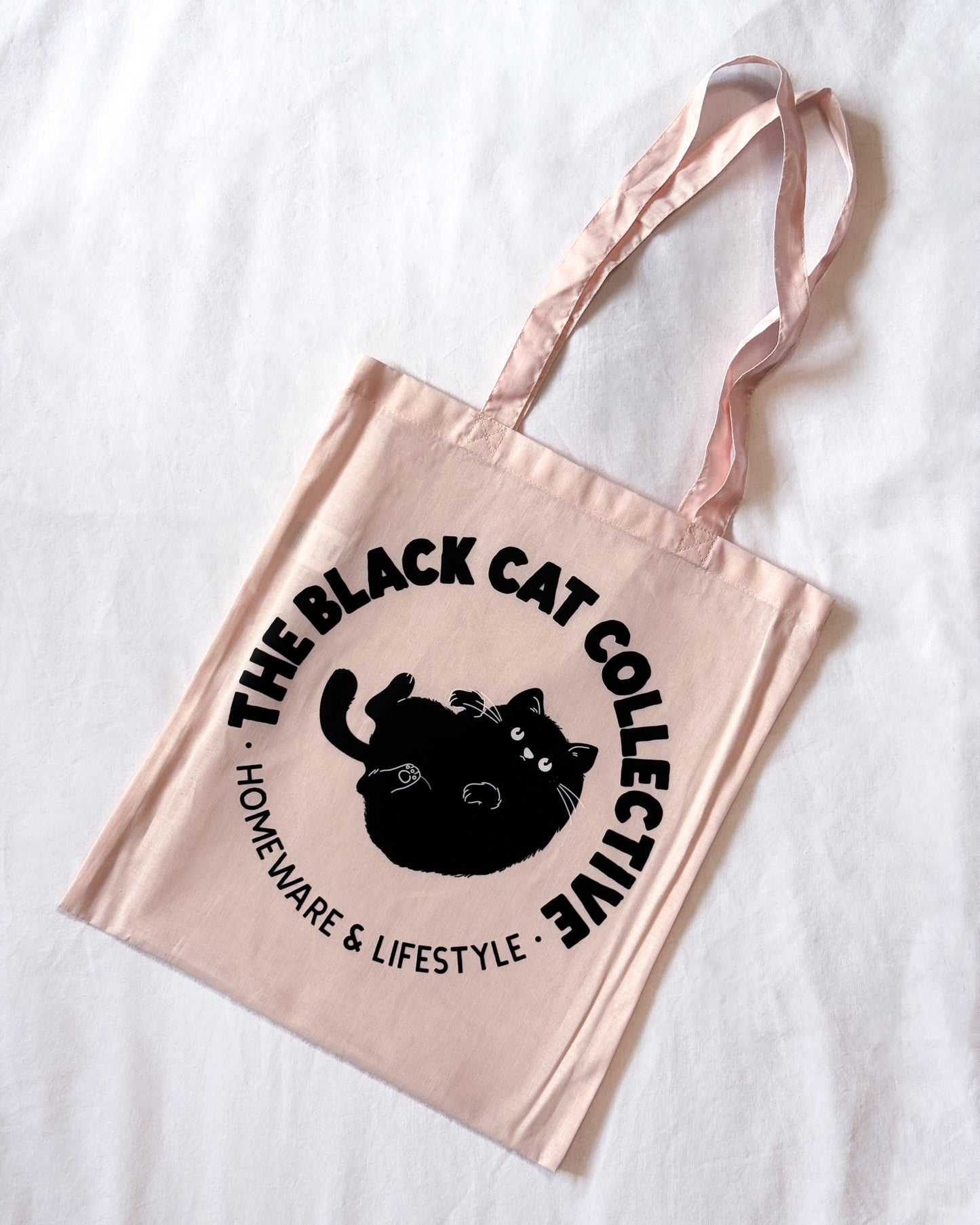 THE BLACK CAT COLLECTIVE LOGO TOTE BAG