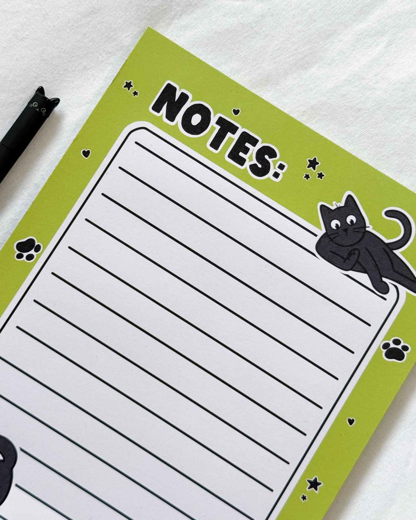 BLACK CAT A5 NOTEPAD TO DO LIST