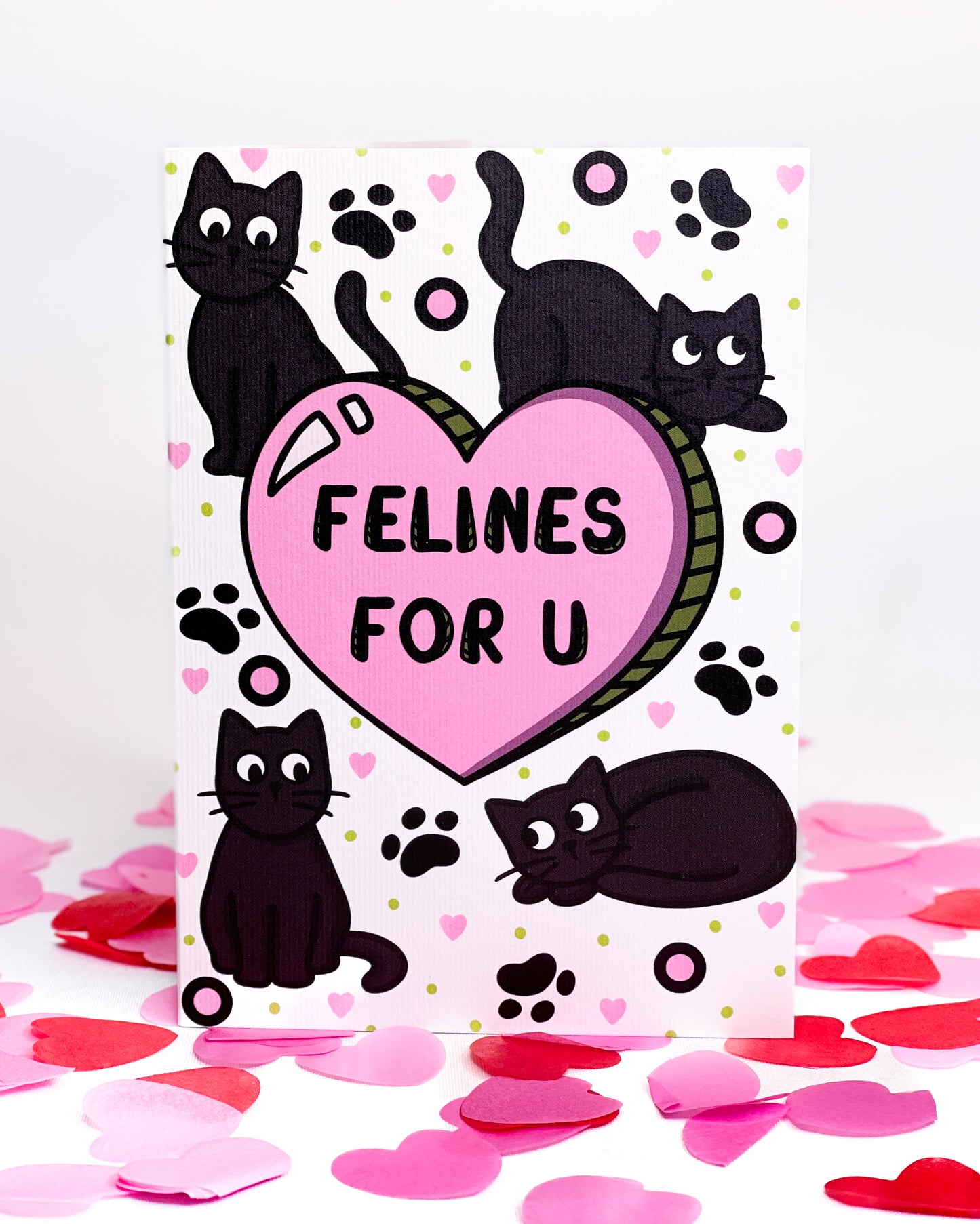 FELINES FOR U ANNIVERSARY/VALENTINES/LOVE CARD