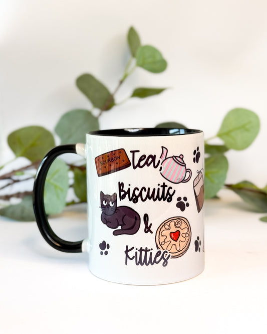 TEA BISCUITS & KITTIES MUG
