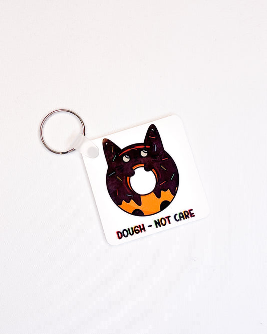 CAT DOUGHNUT DOUGH-NOT CARE KEYRING