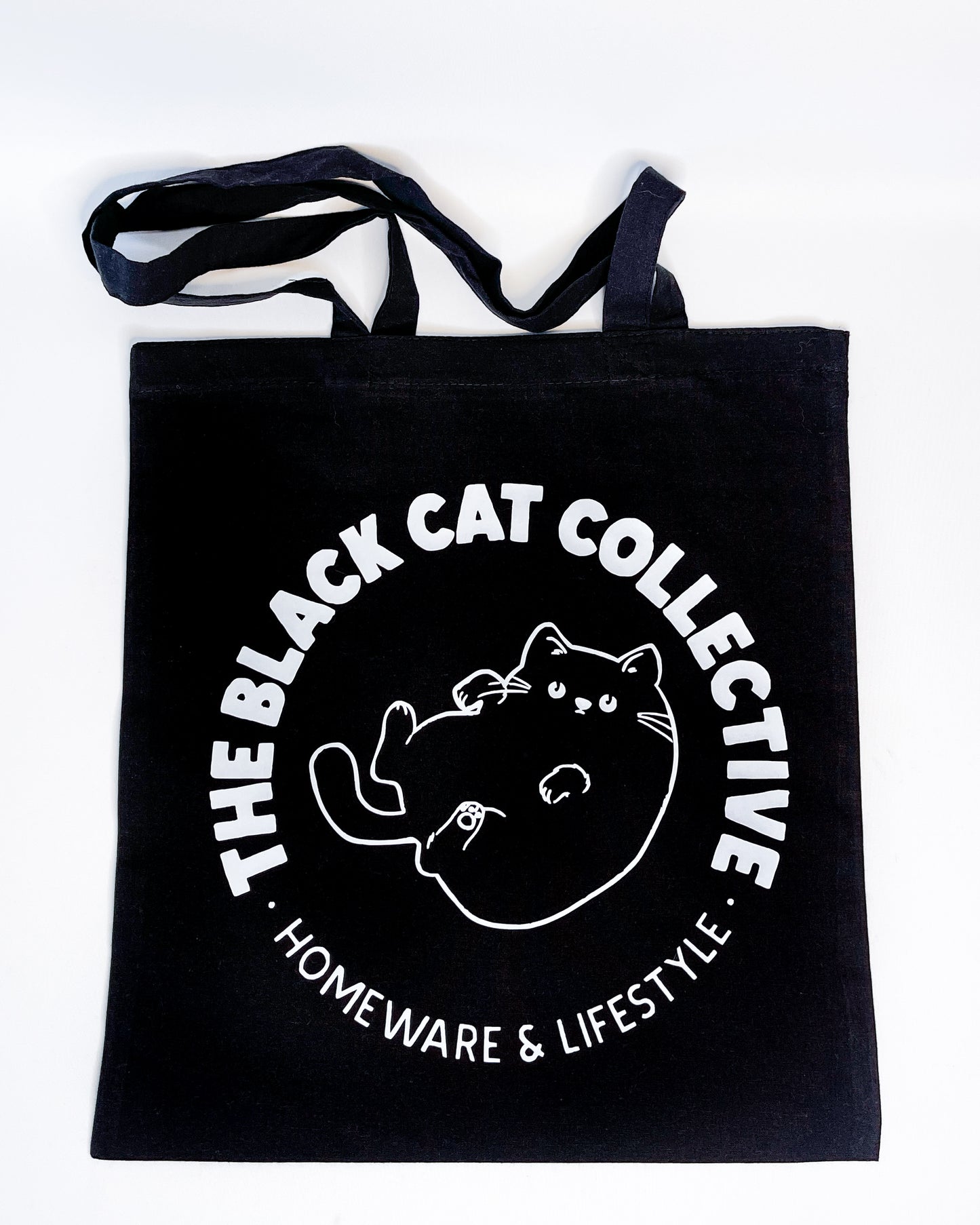 THE BLACK CAT COLLECTIVE LOGO TOTE BAG