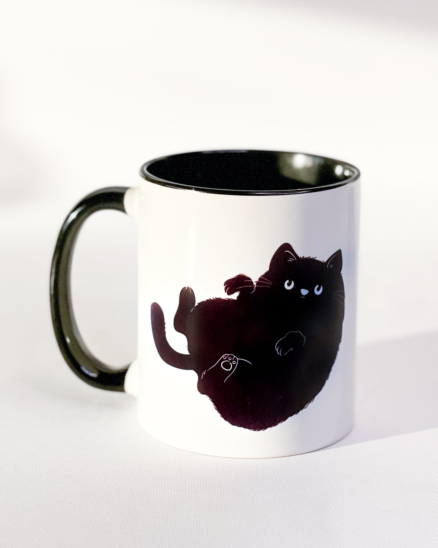 THE BLACK CAT COLLECTIVE LOGO MUG